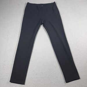 J Jill Slim Leg Stretch Pants Women 10 Black Classic Fit Workwear Office